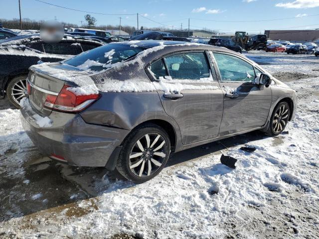 19XFB2F96EE255109 - 2014 HONDA CIVIC EXL ნაცრისფერი ფოტო 3