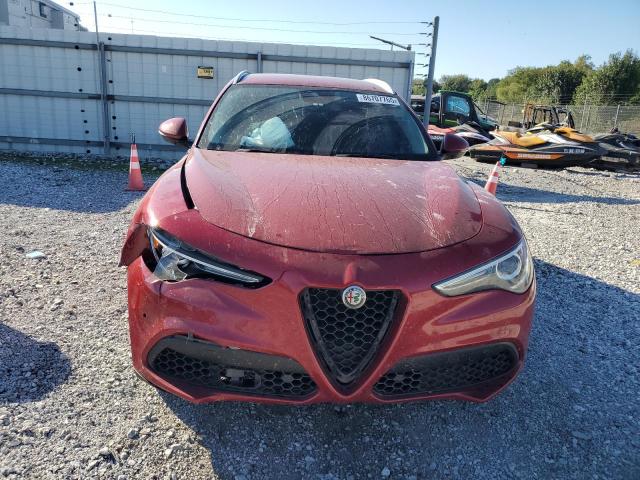 ZASFAKBN9J7B76086 - 2018 ALFA ROMEO STELVIO TI RED photo 5