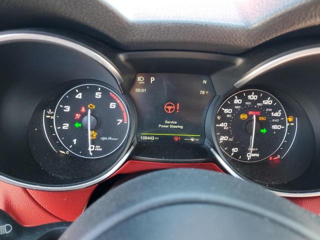 ZASFAKBN9J7B76086 - 2018 ALFA ROMEO STELVIO TI RED photo 9