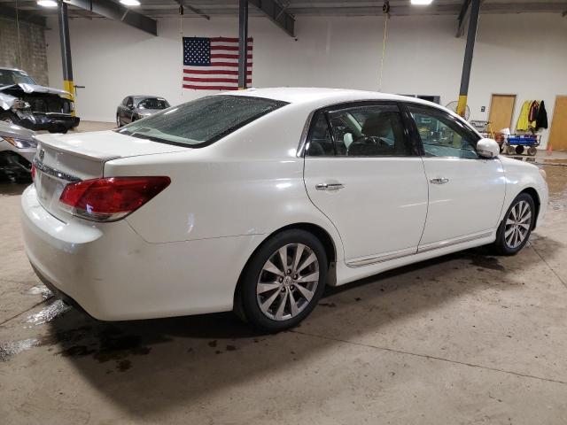 4T1BK3DB0BU421482 - 2011 TOYOTA AVALON BASE Biały zdjęcie 3