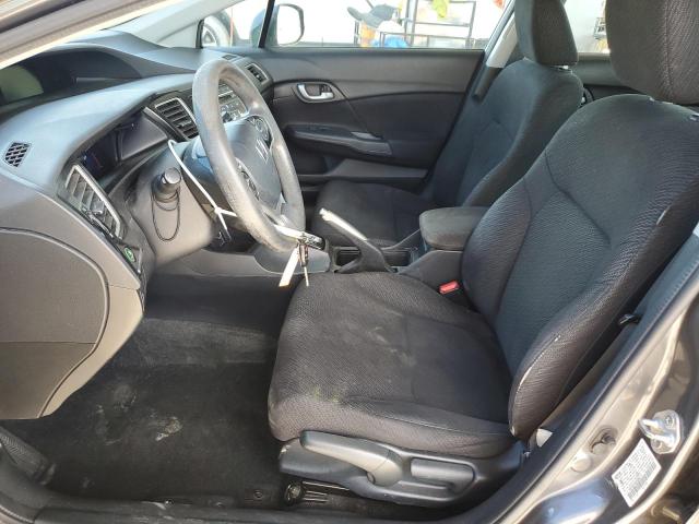 19XFB2F55DE063174 - 2013 HONDA CIVIC LX GRAY photo 7