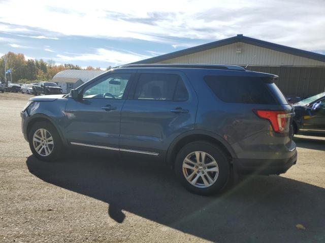1FM5K8D82JGC64601 - 2018 FORD EXPLORER XLT Синий фото 2