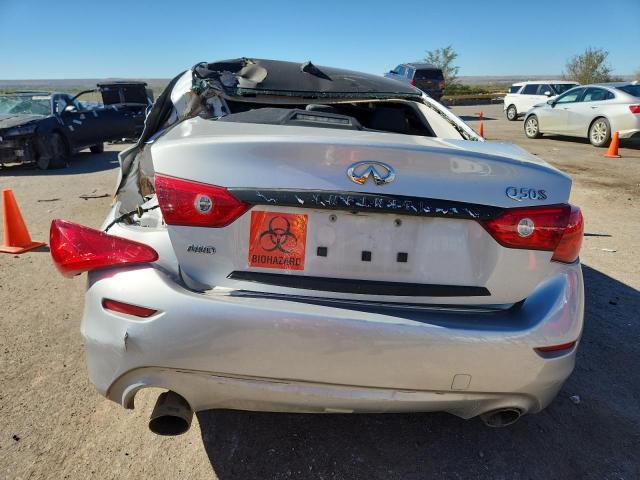 JN1BV7AR8EM706975 - 2014 INFINITI Q50 BASE ვერცხლისფერი ფოტო 6