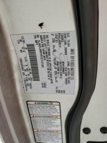 5LMEU88H95ZJ12102 - 2005 LINCOLN AVIATOR ვერცხლისფერი ფოტო 13