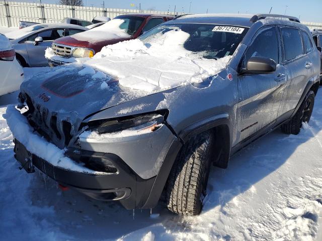 1C4PJMBS8FW513035 - 2015 JEEP CHEROKEE TRAILHAWK SILVER photo 1