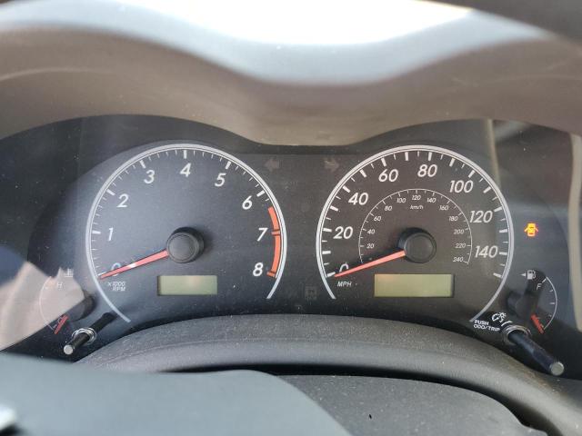 2T1BU4EE1AC409222 - 2010 TOYOTA COROLLA BASE WHITE photo 9