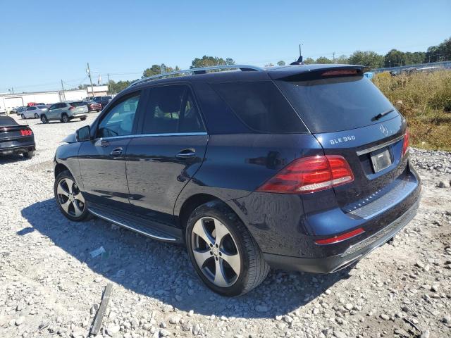 4JGDA5HB6GA622572 - 2016 MERCEDES-BENZ GLE 350 4MATIC BLUE photo 2