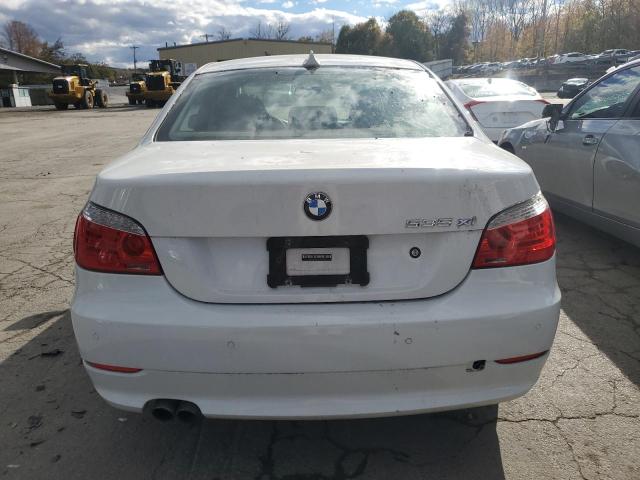 WBANV93538CW51035 - 2008 BMW 5 SERIES XI WHITE photo 6