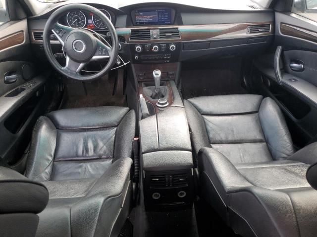 WBANV93538CW51035 - 2008 BMW 5 SERIES XI WHITE photo 8