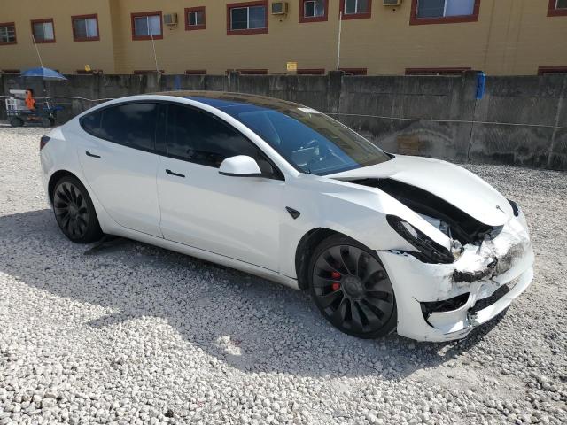 5YJ3E1EC3PF551719 - 2023 TESLA MODEL 3 Ақ фото 4