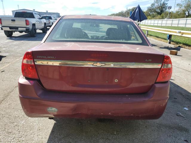 1G1ZS58F47F246301 - 2007 CHEVROLET MALIBU LS 红色 照片 6
