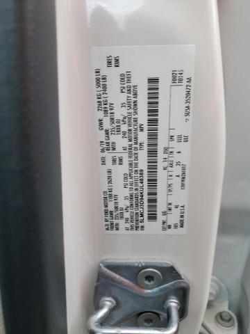 5LMCJ3D94KUL48389 - 2019 LINCOLN MKC RESERVE თეთრი ფოტო 13