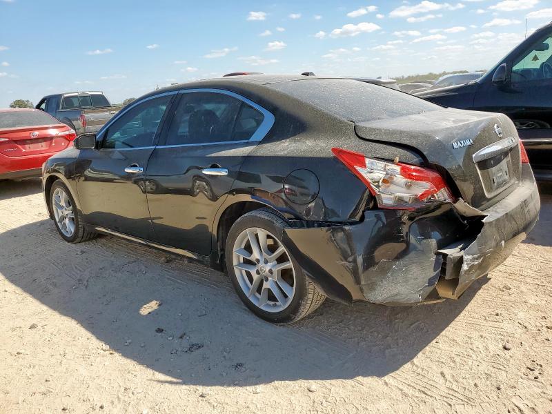 1N4AA5AP7AC822987 - 2010 NISSAN MAXIMA S BLACK photo 2