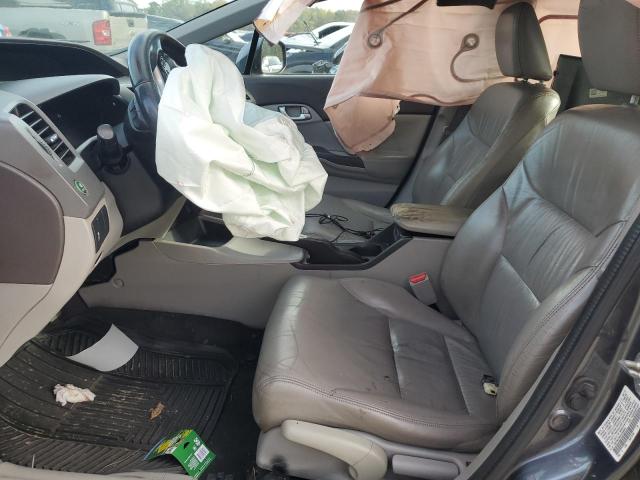 19XFB2F90CE358894 - 2012 HONDA CIVIC EXL ვერცხლისფერი ფოტო 7