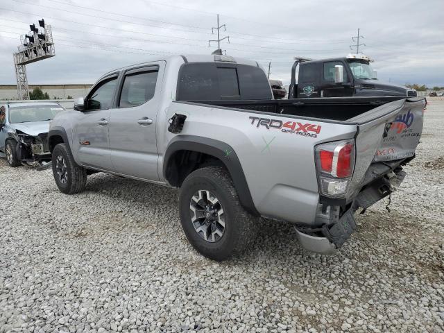 3TMCZ5AN3MM425502 - 2021 TOYOTA TACOMA DOUBLE CAB 银色 照片 2