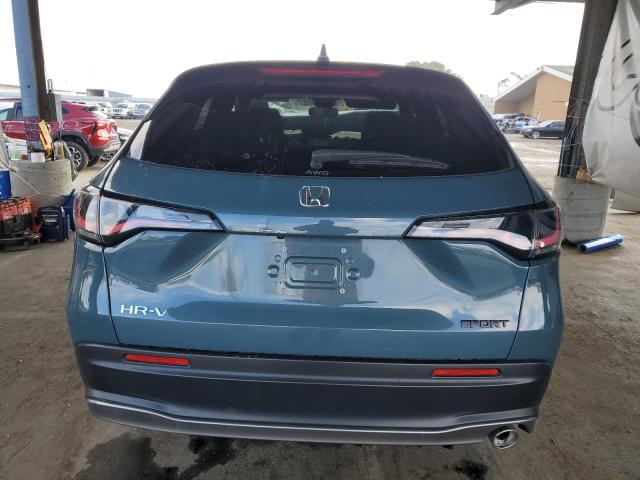 3CZRZ2H53RM730045 - 2024 HONDA HR-V SPORT GRAY photo 6