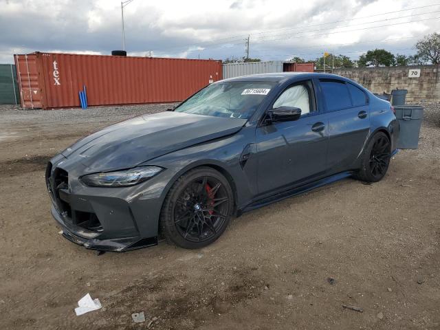WBS43AY09PFR41188 - 2023 BMW M3 COMPETITION GRAY photo 1
