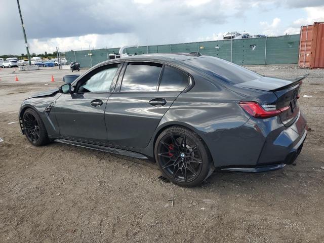 WBS43AY09PFR41188 - 2023 BMW M3 COMPETITION GRAY photo 2