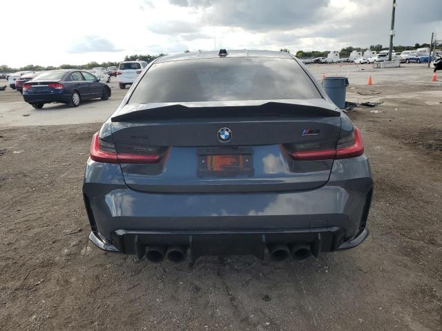 WBS43AY09PFR41188 - 2023 BMW M3 COMPETITION GRAY photo 6