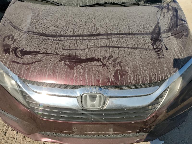 5FNRL6H70KB065728 - 2019 HONDA ODYSSEY EXL Темно-червоний фото 12