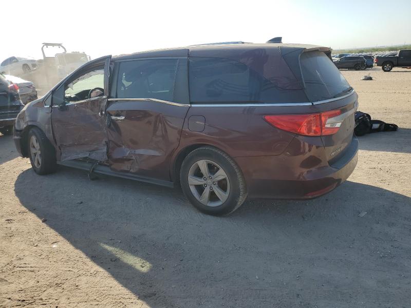 5FNRL6H70KB065728 - 2019 HONDA ODYSSEY EXL Темно-червоний фото 2