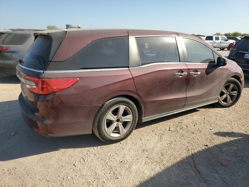 5FNRL6H70KB065728 - 2019 HONDA ODYSSEY EXL Темно-червоний фото 3