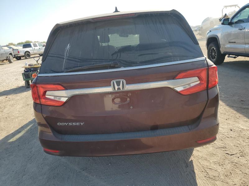 5FNRL6H70KB065728 - 2019 HONDA ODYSSEY EXL Темно-червоний фото 6