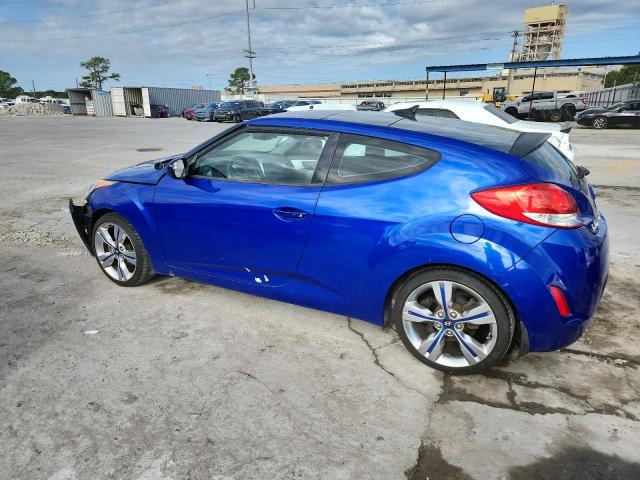 KMHTC6AD4EU182774 - 2014 HYUNDAI VELOSTER BLUE photo 2