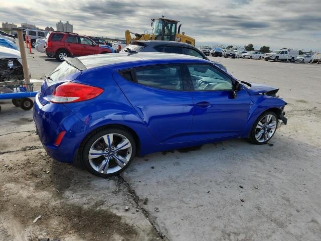 KMHTC6AD4EU182774 - 2014 HYUNDAI VELOSTER BLUE photo 3