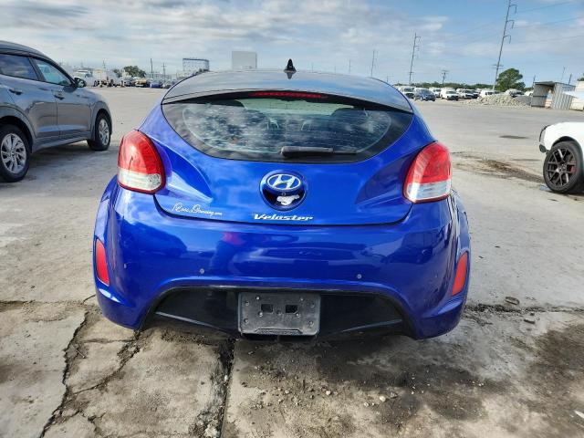 KMHTC6AD4EU182774 - 2014 HYUNDAI VELOSTER BLUE photo 6