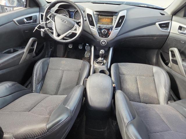 KMHTC6AD4EU182774 - 2014 HYUNDAI VELOSTER BLUE photo 8