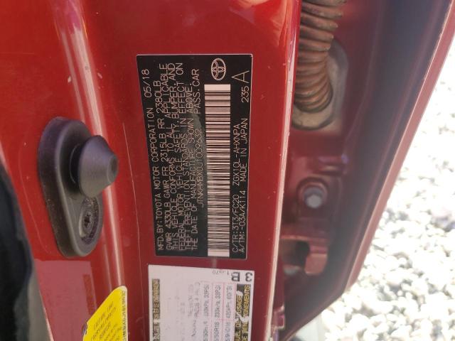 JTNKHMBX0J1009632 - 2018 TOYOTA C-HR XLE RED photo 14