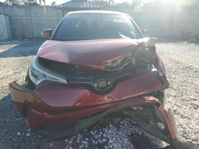JTNKHMBX0J1009632 - 2018 TOYOTA C-HR XLE RED photo 5