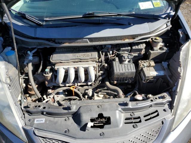 JHMGE8H35BC025599 - 2011 HONDA FIT ვერცხლისფერი ფოტო 11