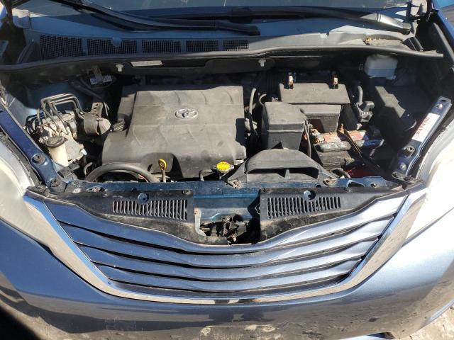 5TDDK3DCXBS028275 - 2011 TOYOTA SIENNA XLE Կապույտ լուսանկար 12