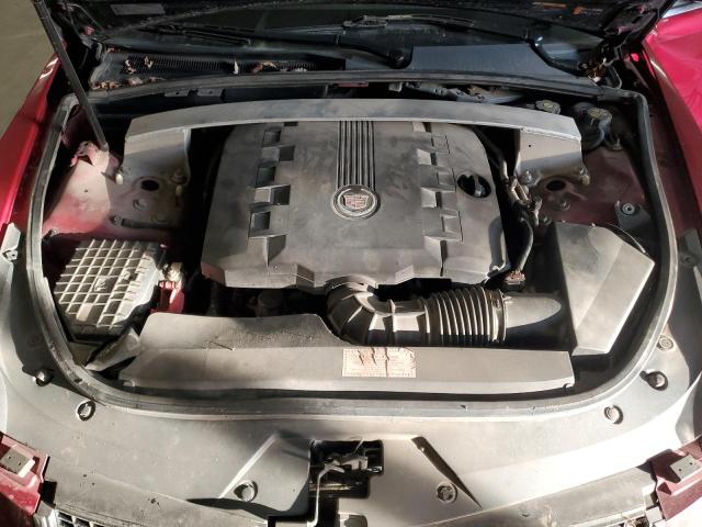 1G6DG5EY9B0129756 - 2011 CADILLAC CTS LUXURY COLLECTION MAROON photo 11