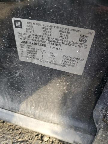 2GNFLEEK4H6212810 - 2017 CHEVROLET EQUINOX LS შავი ფოტო 13