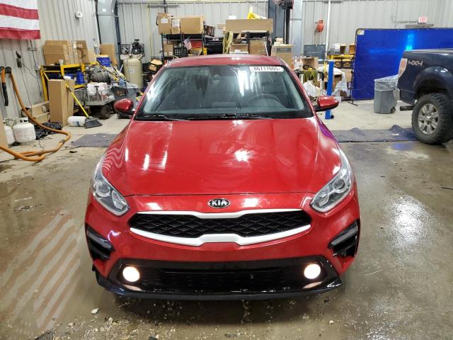 3KPF24AD9ME390185 - 2021 KIA FORTE FE RED photo 5