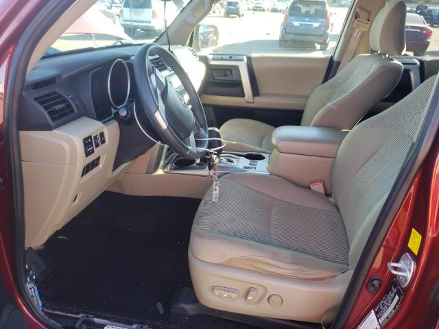 JTEBU5JR1B5045277 - 2011 TOYOTA 4RUNNER SR5 ბურგუნდია ფოტო 7