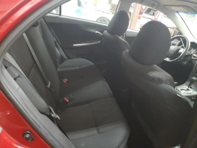 2T1BU4EE7BC655273 - 2011 TOYOTA COROLLA BASE RED photo 10