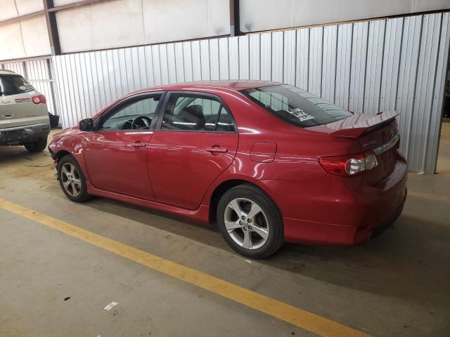2T1BU4EE7BC655273 - 2011 TOYOTA COROLLA BASE RED photo 2