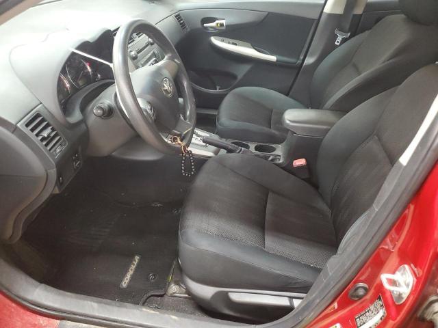 2T1BU4EE7BC655273 - 2011 TOYOTA COROLLA BASE RED photo 7