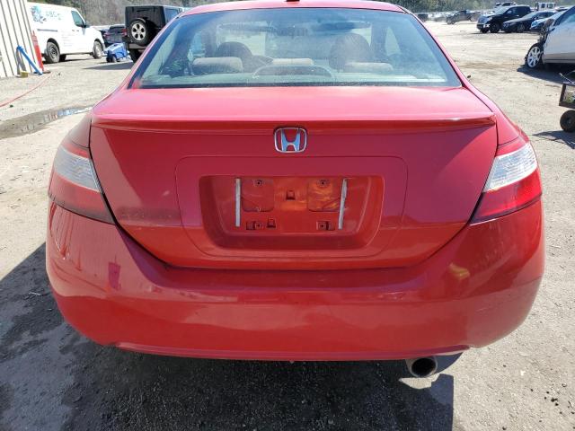 2HGFG12826H581635 - 2006 HONDA CIVIC EX 红色 照片 6