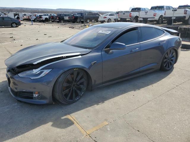 5YJSA1E29LF391581 - 2020 TESLA MODEL S GRAY photo 1