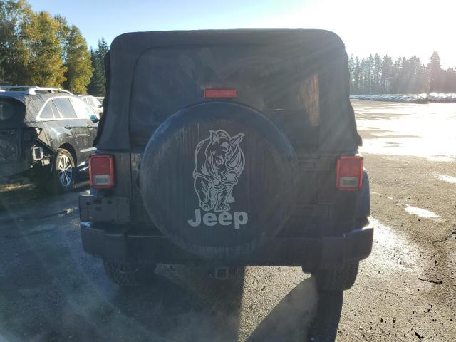 1C4BJWEG8EL312278 - 2014 JEEP WRANGLER U SAHARA BLACK photo 6