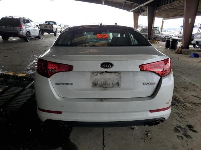 5XXGN4A77CG061223 - 2012 KIA OPTIMA EX WHITE photo 6