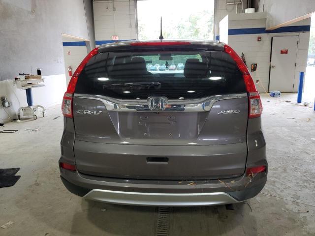 2HKRM4H5XFH664756 - 2015 HONDA CR-V EX GRAY photo 6