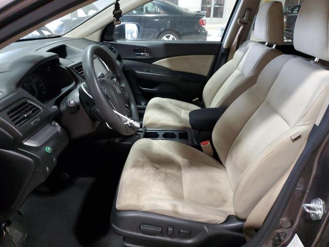 2HKRM4H5XFH664756 - 2015 HONDA CR-V EX GRAY photo 7
