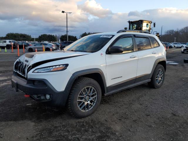 1C4PJMBS1FW705560 - 2015 JEEP CHEROKEE TRAILHAWK WHITE photo 1