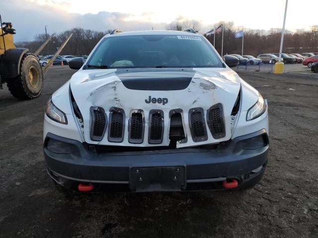 1C4PJMBS1FW705560 - 2015 JEEP CHEROKEE TRAILHAWK WHITE photo 5